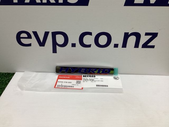 Honda Jazz / Fit GP2 Hybrid 2011-2020 Tailgate Badge